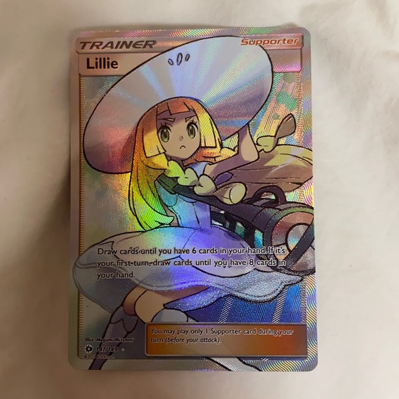 RARE! Pokemon 2016 Lillie (147/149) Holo